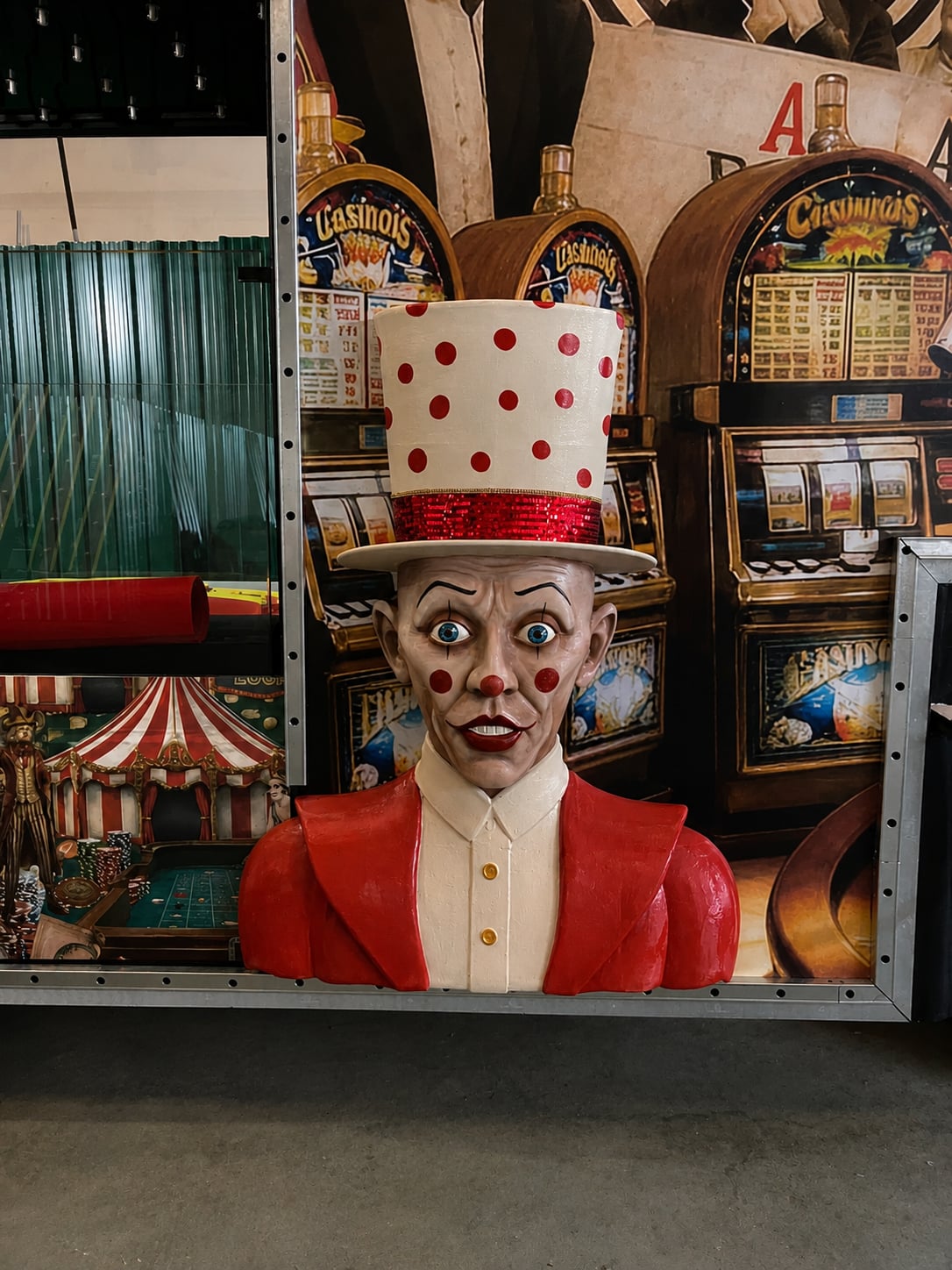 El payaso de la carroza de carnaval, impreso en 3D