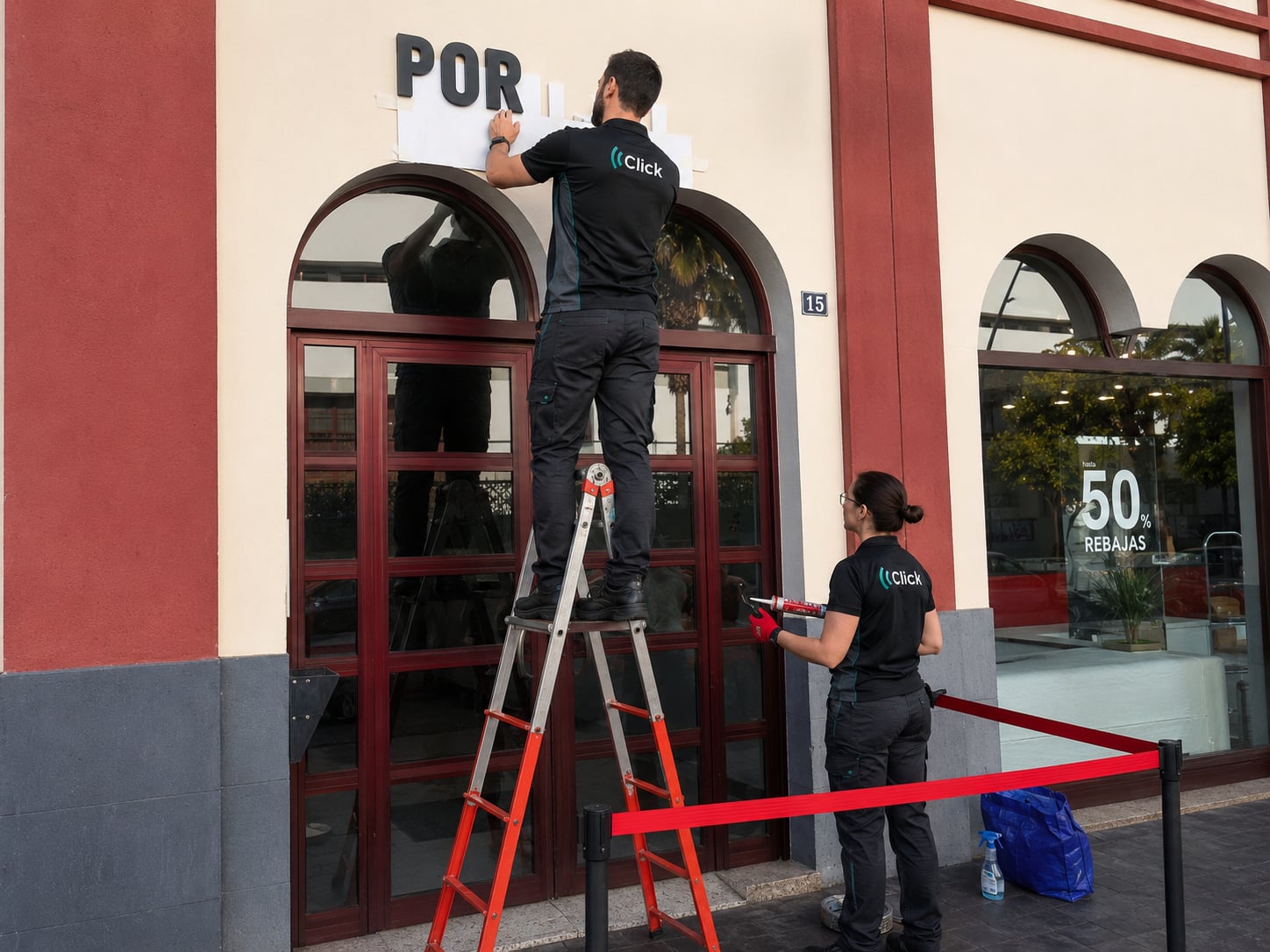 Letras corpóreas Click