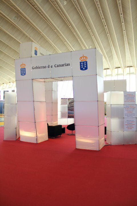 Stand producido a medida por Click Comunicación