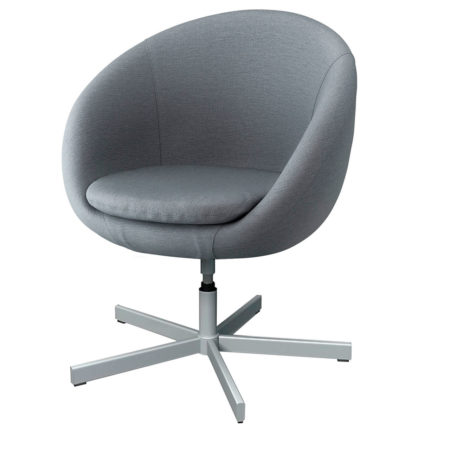 Alquiler de sillón giratorio gris