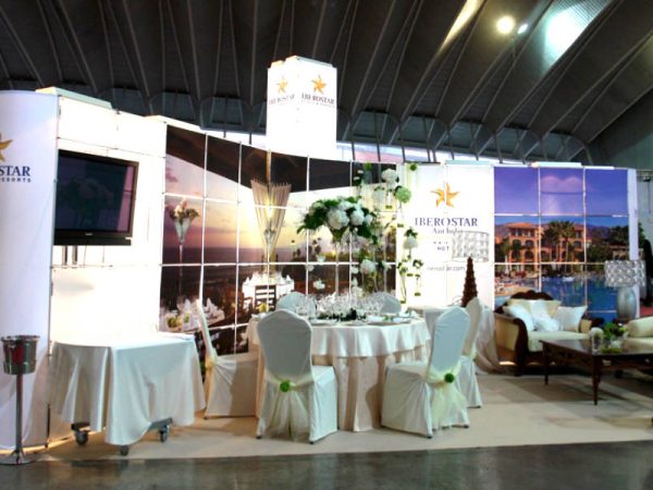 Stand de Click Comunicación en feria